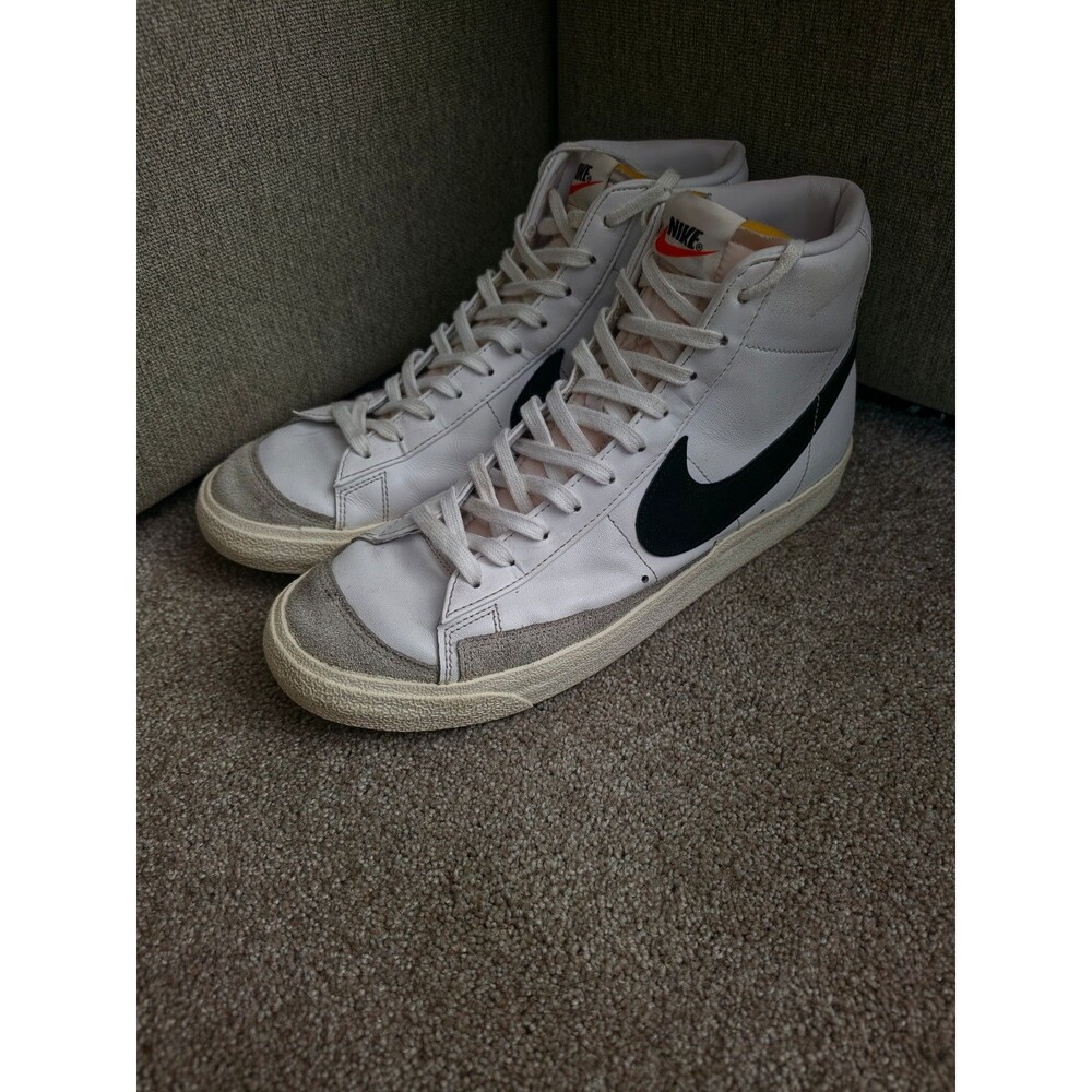 Nike Blazer Mid '77 Vintage 'White Black' in Men's Size 12